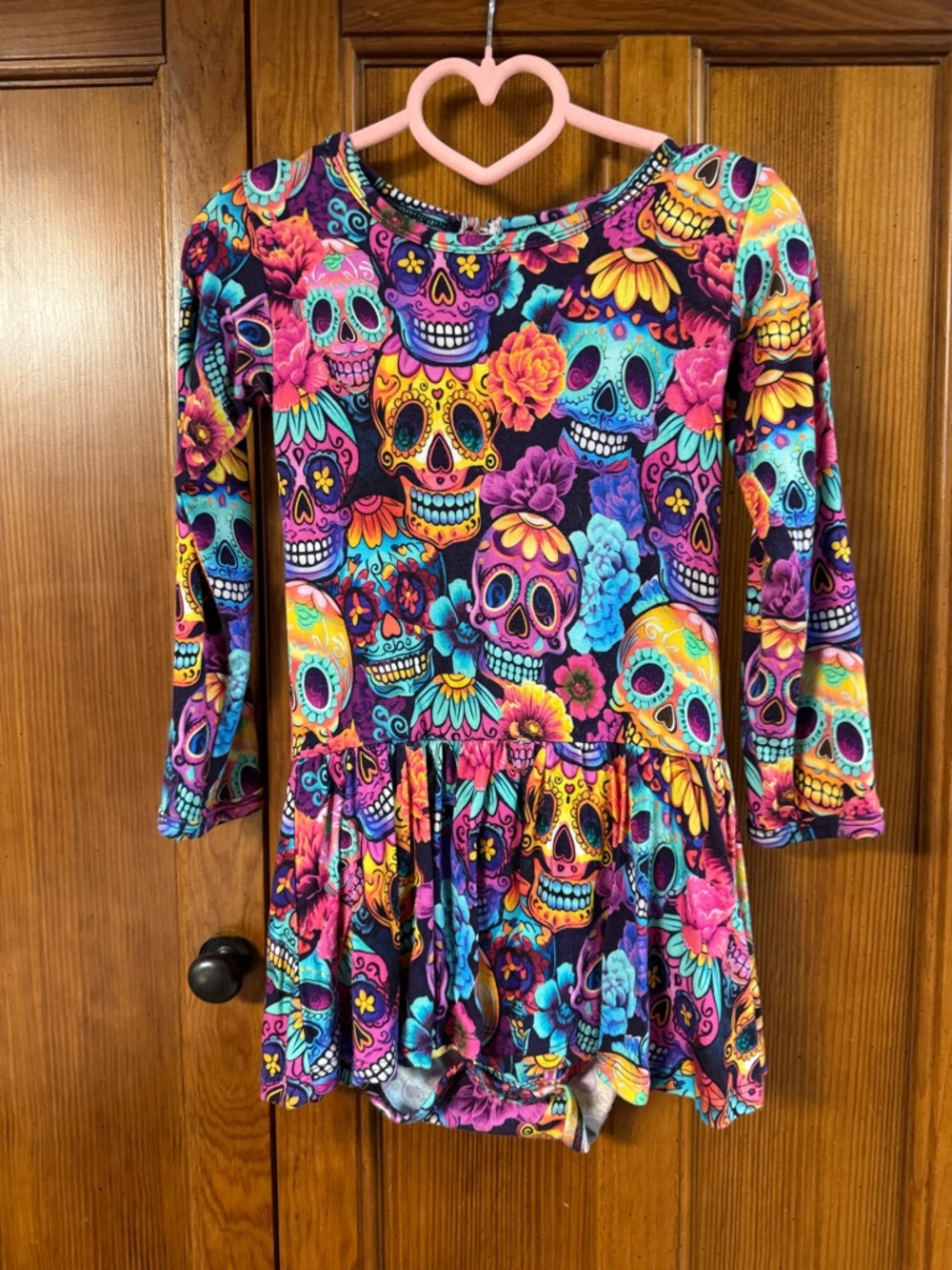 Bums & Roses Colorful Skull Dress
